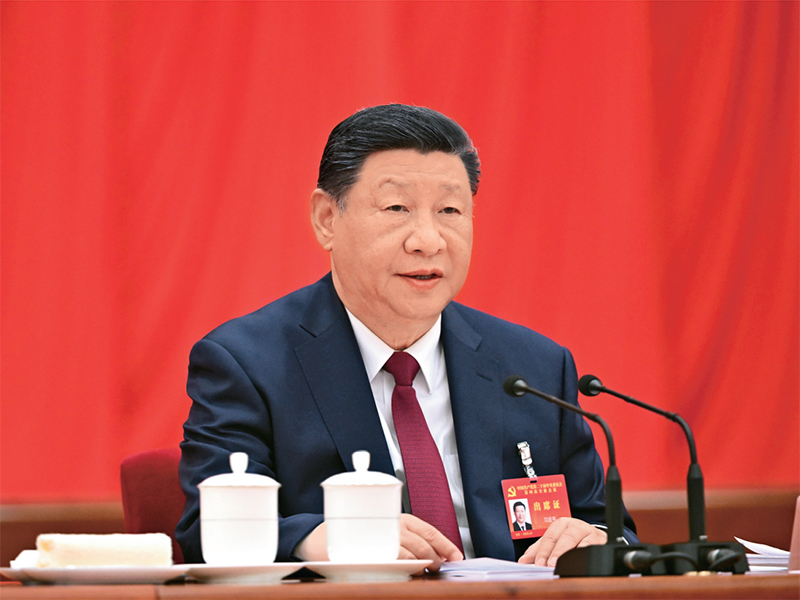 中國共產(chǎn)黨第二十屆中央委員會(huì)第四次全體會(huì)議，于2025年10月20日至23日在北京舉行。中央委員會(huì)總書記習(xí)近平作重要講話。 新華社記者 謝環(huán)馳/攝